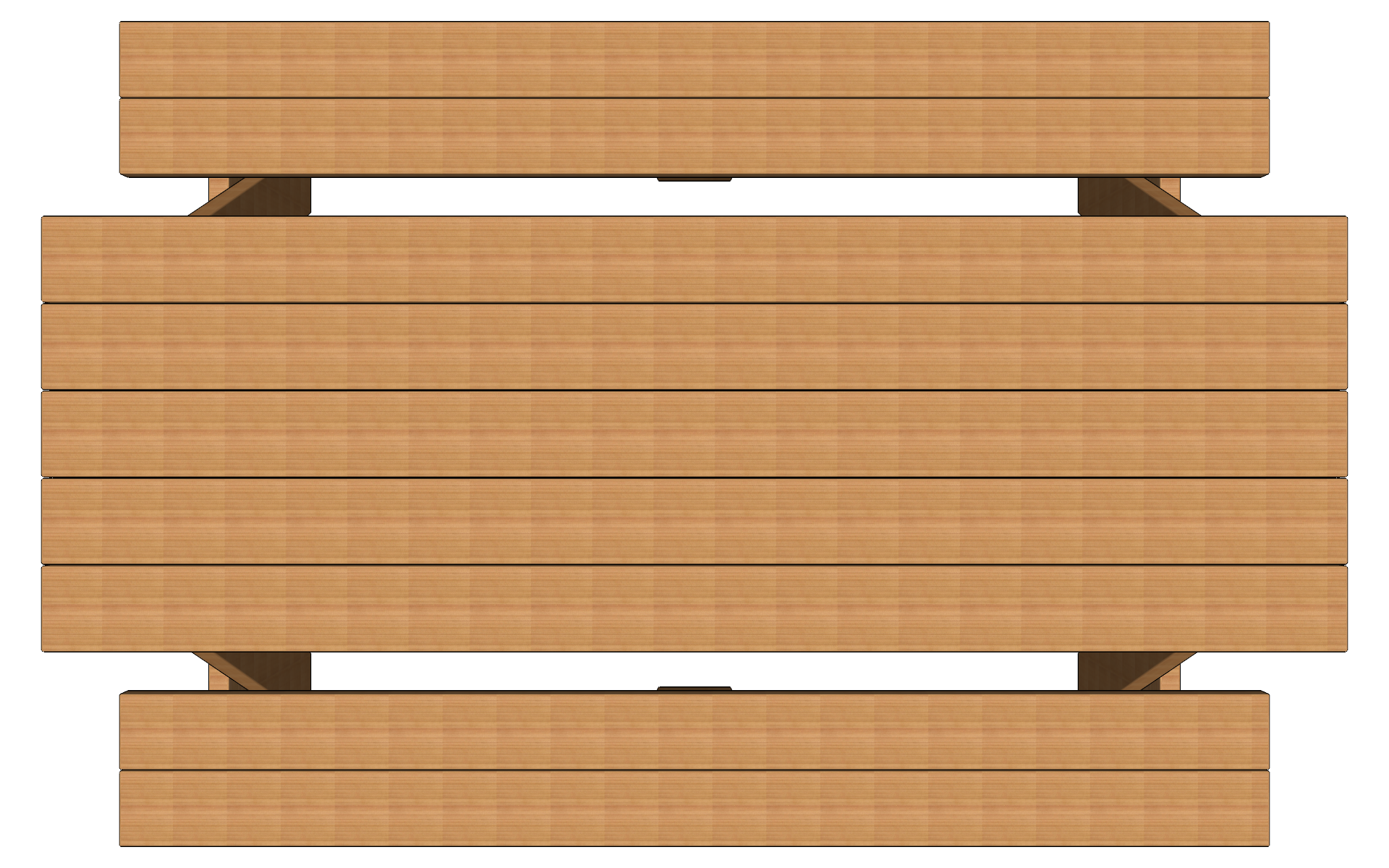 04-Traditional-Picnic-Table-Top-View